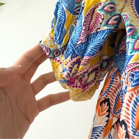 Umgee | Boho Multicolor Tunic Top Size M - Picture 3 of 5